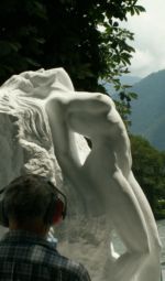 sculpture de femme en marbre de Saint-Béat